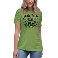 Load image into Gallery viewer, Hello Adventure - Women&#39;s Relaxed T-Shirt
