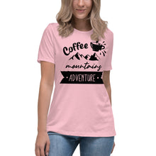Load image into Gallery viewer, Coffee Mountains Adventure Women&#39;s Relaxed T-Shirt
