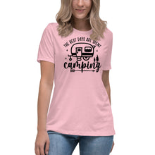 Load image into Gallery viewer, The Best Days are Spent Camping - Women&#39;s Relaxed T-Shirt
