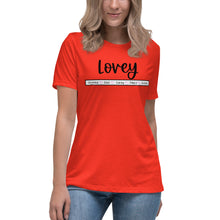 Load image into Gallery viewer, Lovey Women&#39;s Relaxed T-Shirt
