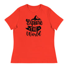 Load image into Gallery viewer, Explore the World - Women&#39;s Relaxed T-Shirt
