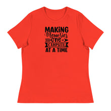 Load image into Gallery viewer, Making Memories One Campsite at a time - Women&#39;s Relaxed T-Shirt
