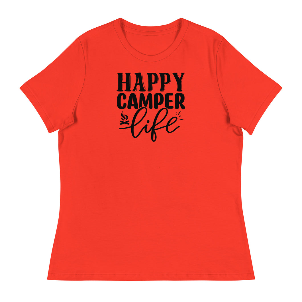 Happy Camper Life - Women's Relaxed T-Shirt