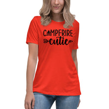 Load image into Gallery viewer, CampFire Cutie - Women&#39;s Relaxed T-Shirt
