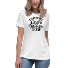 Load image into Gallery viewer, Campfire Drinking Crew - Women&#39;s Relaxed T-Shirt
