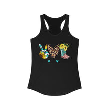 Load image into Gallery viewer, Peace Love Country - Women&#39;s Ideal Racerback Tank
