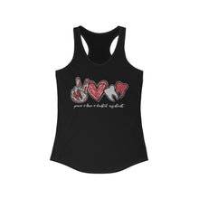 Load image into Gallery viewer, Peace Love Dental Assistant - Women&#39;s Ideal Racerback Tank
