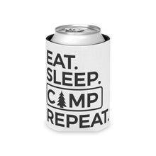 Load image into Gallery viewer, Eat Sleep Camp Repeat - Can Cooler
