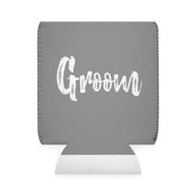 Load image into Gallery viewer, Groom (White) Can Cooler Sleeve
