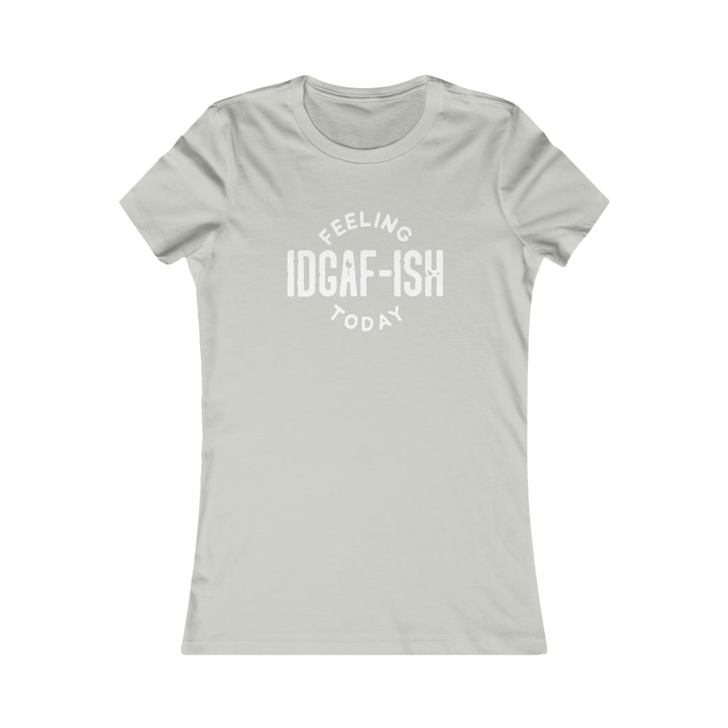 Feeling IDGAfish Distressed White  Women's Favorite Tee