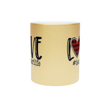 Load image into Gallery viewer, Love Teacher Life Metallic Mug (Silver\Gold)
