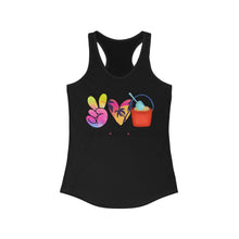 Load image into Gallery viewer, Peace Love Beach - Women&#39;s Ideal Racerback Tank
