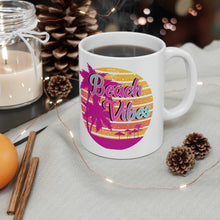 Load image into Gallery viewer, Beach Vibes Ceramic Mug 11oz
