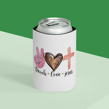 Load image into Gallery viewer, Peach Love Jesus - Can Cooler
