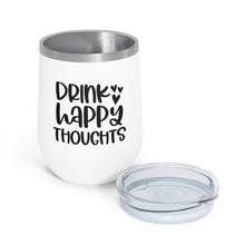 Load image into Gallery viewer, Drink Happy Thoughts - Wine Tumbler
