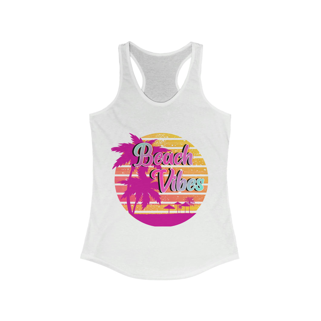 Beach Vibes Women's Ideal Racerback Tank