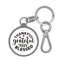 Load image into Gallery viewer, Thankful Grateful Blessed Key Ring
