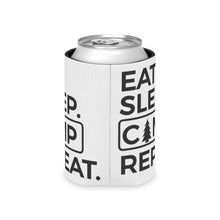 Load image into Gallery viewer, Eat Sleep Camp Repeat - Can Cooler
