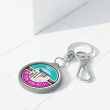 Load image into Gallery viewer, Yolo at Pink Paradise Keyring Tag
