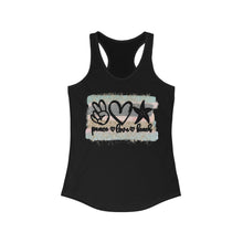 Load image into Gallery viewer, Peace Love Beach Women&#39;s Ideal Racerback Tank
