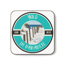 Load image into Gallery viewer, Yolo in Paradise Hardboard Back Coaster
