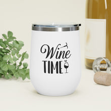 Load image into Gallery viewer, Wine Time 12oz Insulated Wine Tumbler
