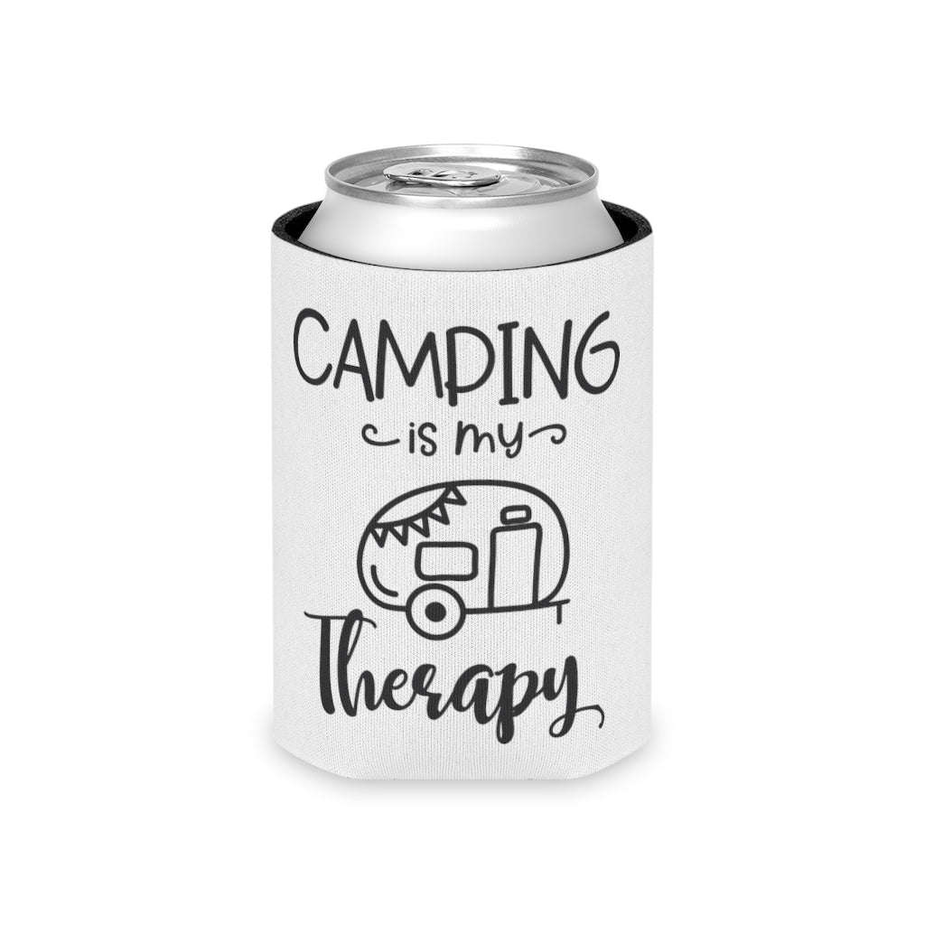 Camping is my Therapy - Can Cooler