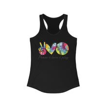 Load image into Gallery viewer, Peace Love Play - Women&#39;s Ideal Racerback Tank
