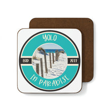 Load image into Gallery viewer, Yolo in Paradise Hardboard Back Coaster
