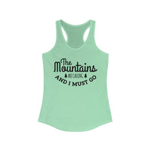Load image into Gallery viewer, Mountains - Women&#39;s Ideal Racerback Tank

