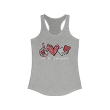 Load image into Gallery viewer, Peace Love Dental Assistant - Women&#39;s Ideal Racerback Tank
