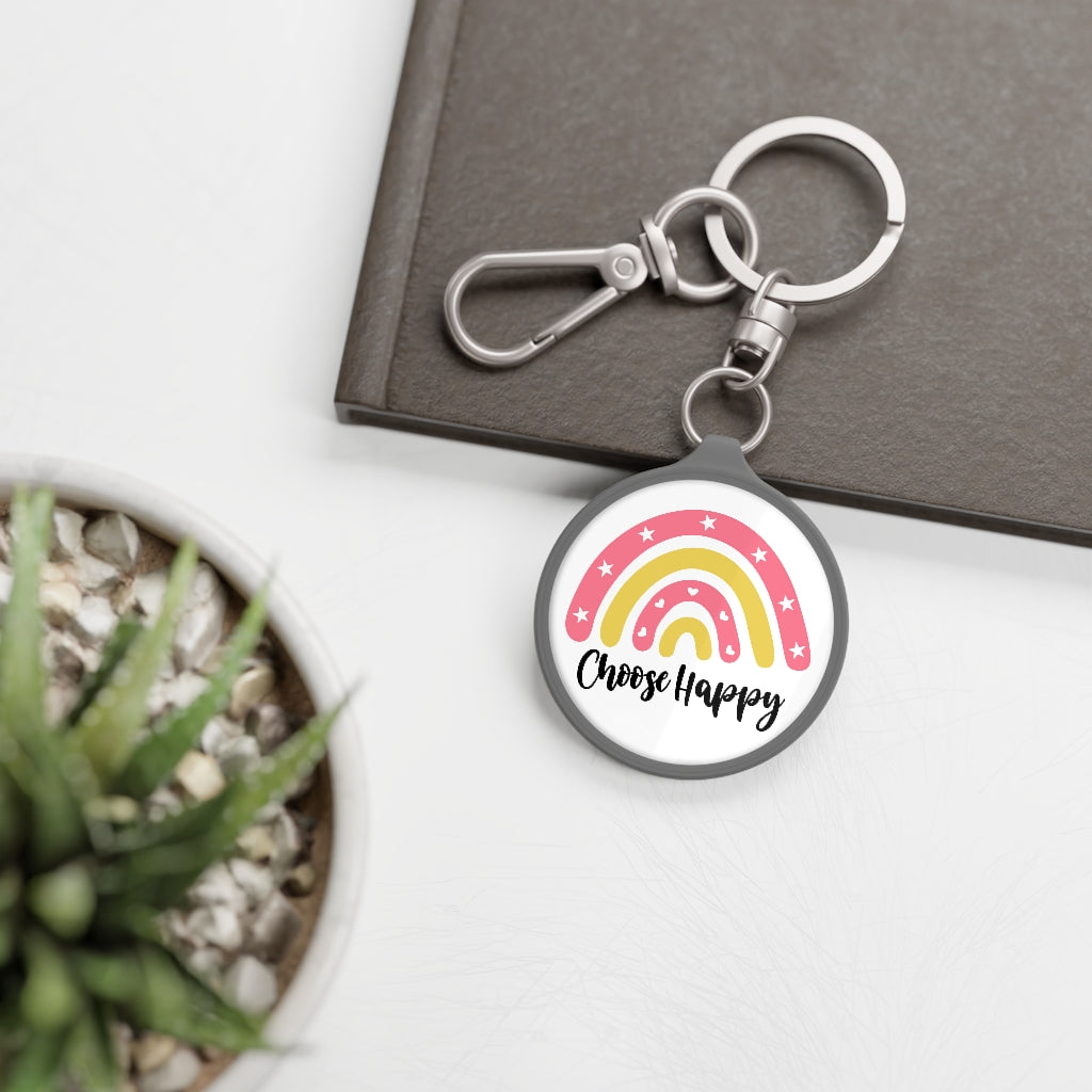 Choose Happy Key Ring