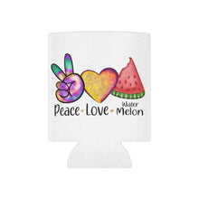 Load image into Gallery viewer, Peace Love Watermelon - Can Cooler
