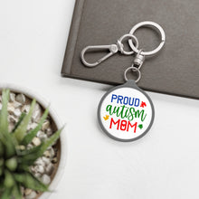 Load image into Gallery viewer, Proud Autism Mom Key Ring
