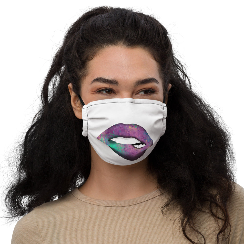 Colorful Lip 8 - Premium face mask