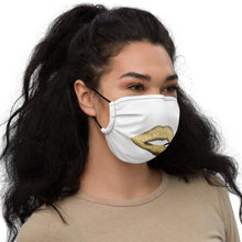 Load image into Gallery viewer, Glitter Lip Gold - Premium face mask
