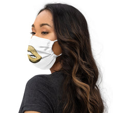 Load image into Gallery viewer, Glitter Lip Gold - Premium face mask
