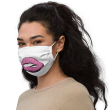 Load image into Gallery viewer, Glitter Lip Hot Pink - Premium face mask
