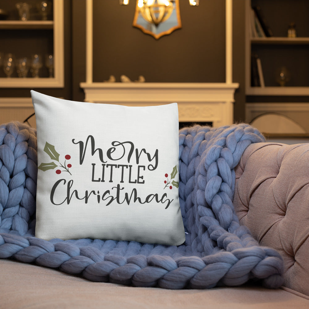 Merry Little Christmas Premium Pillow