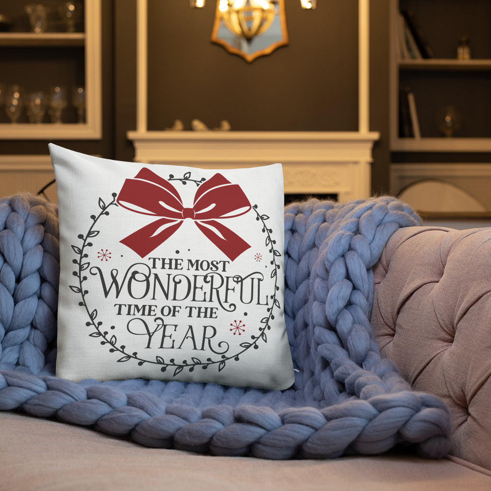 The Most Wonderful Time Premium Pillow