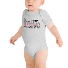 Load image into Gallery viewer, Mamas Blessing - Baby short sleeve one piece
