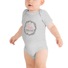 Load image into Gallery viewer, Four Months - Baby short sleeve one piece
