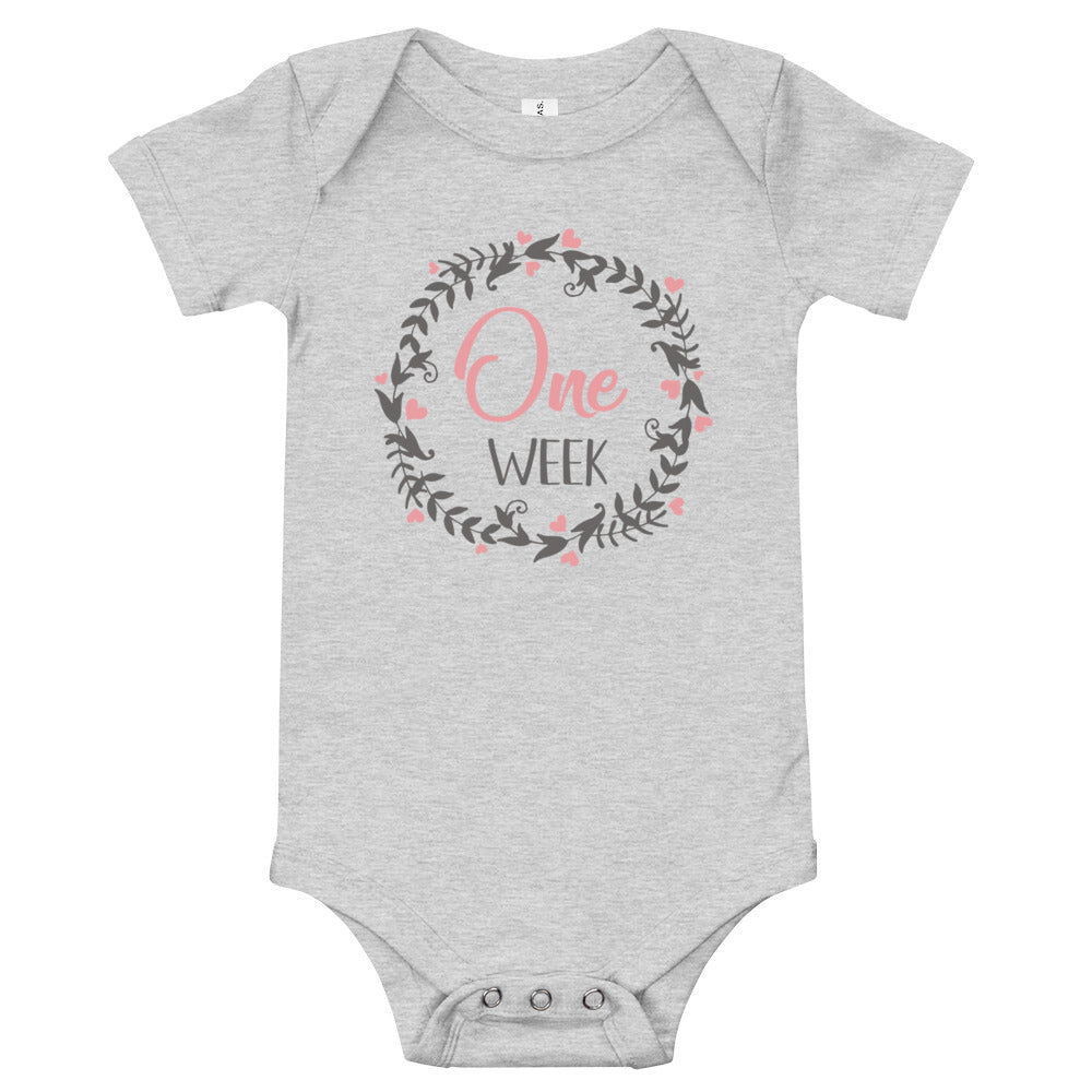 One Week - Baby short sleeve one piece