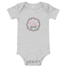 Load image into Gallery viewer, One year - Baby short sleeve one piece
