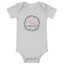 Load image into Gallery viewer, Four Months - Baby short sleeve one piece
