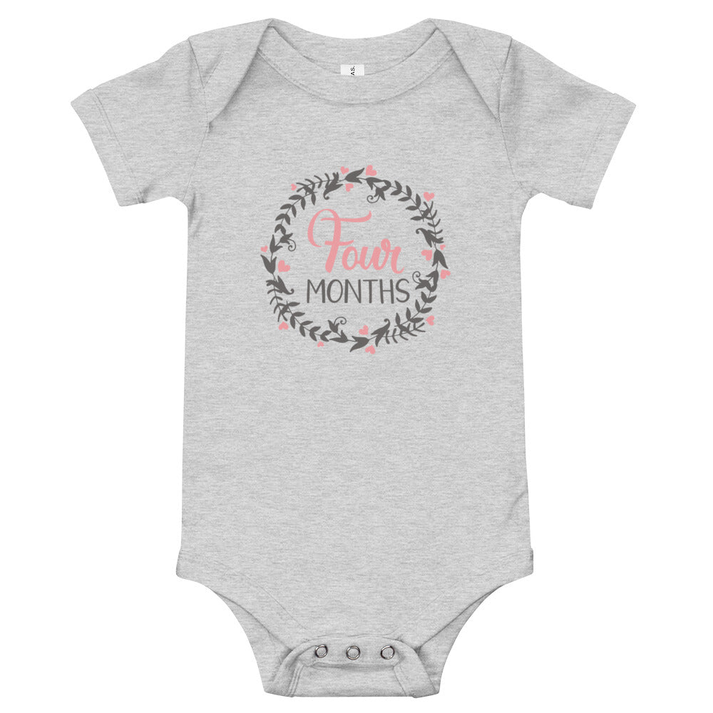 Four Months - Baby short sleeve one piece