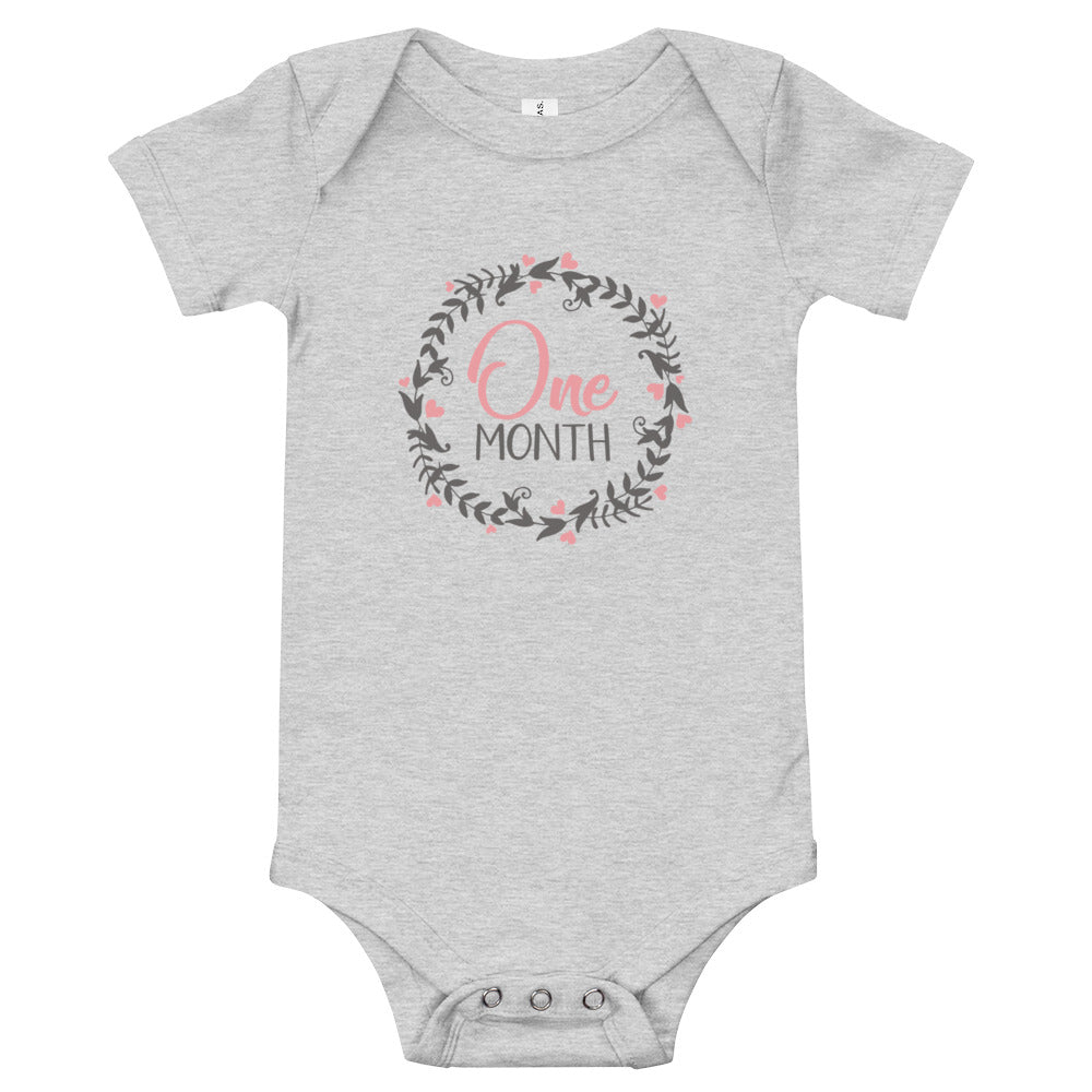 One Months - Baby short sleeve one piece