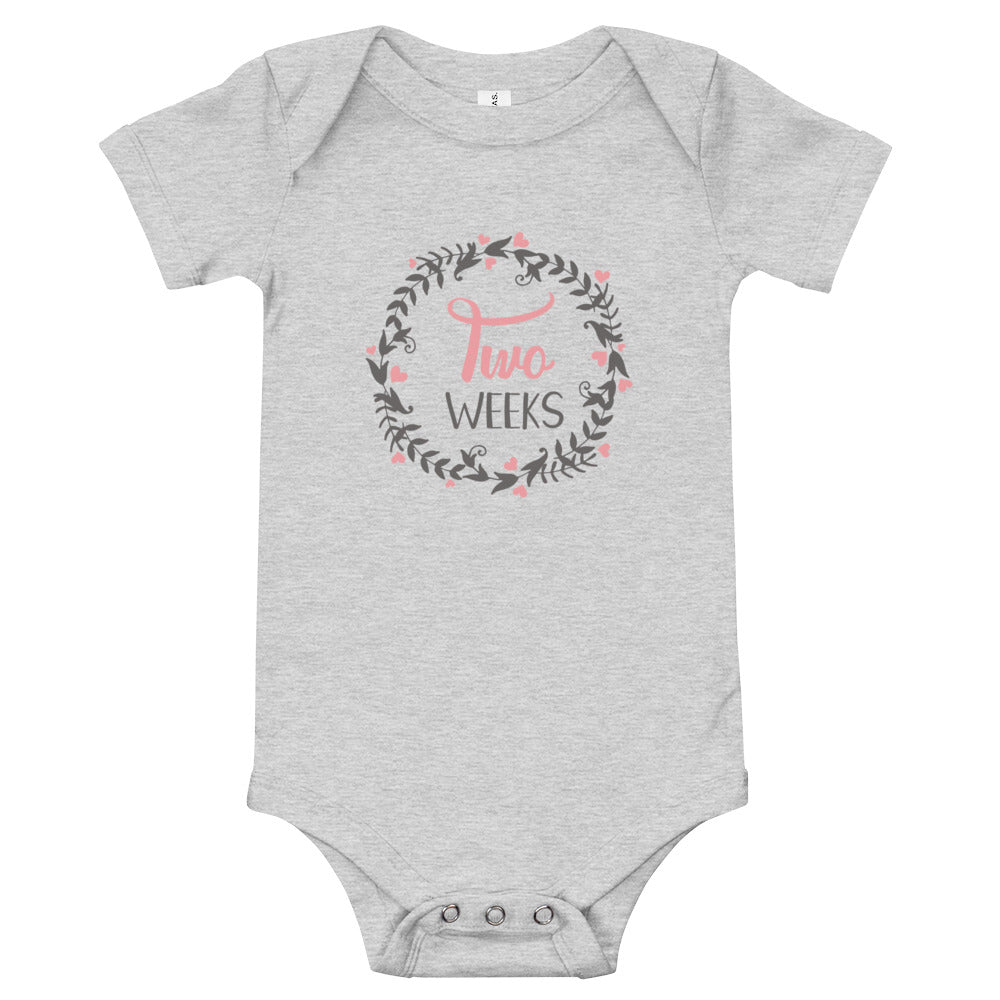 Two Week - Baby short sleeve one piece