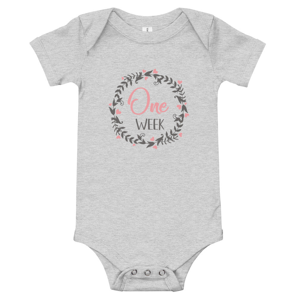 One Week - Baby short sleeve one piece