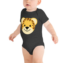 Load image into Gallery viewer, Baby Leopard Short Sleeve One Piece Jumper
